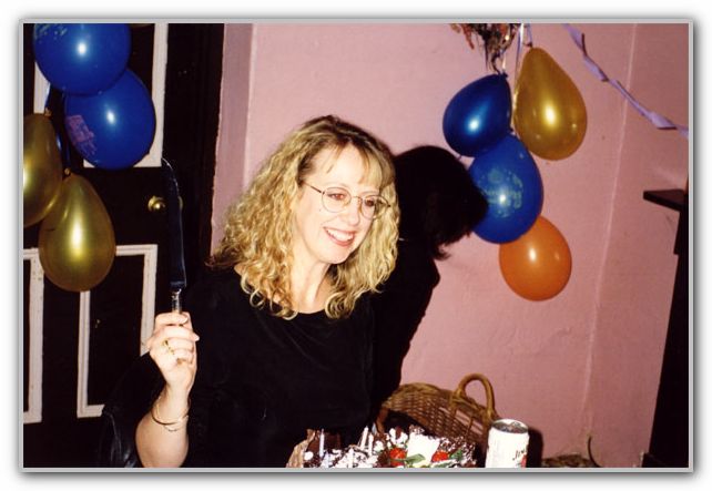 SJ at her surprise bday party in York June 5th 1999 1